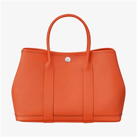 hermes orange bag|hermes garden tote bag.